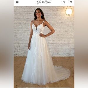 Stella York A Line Wedding Dress 7492